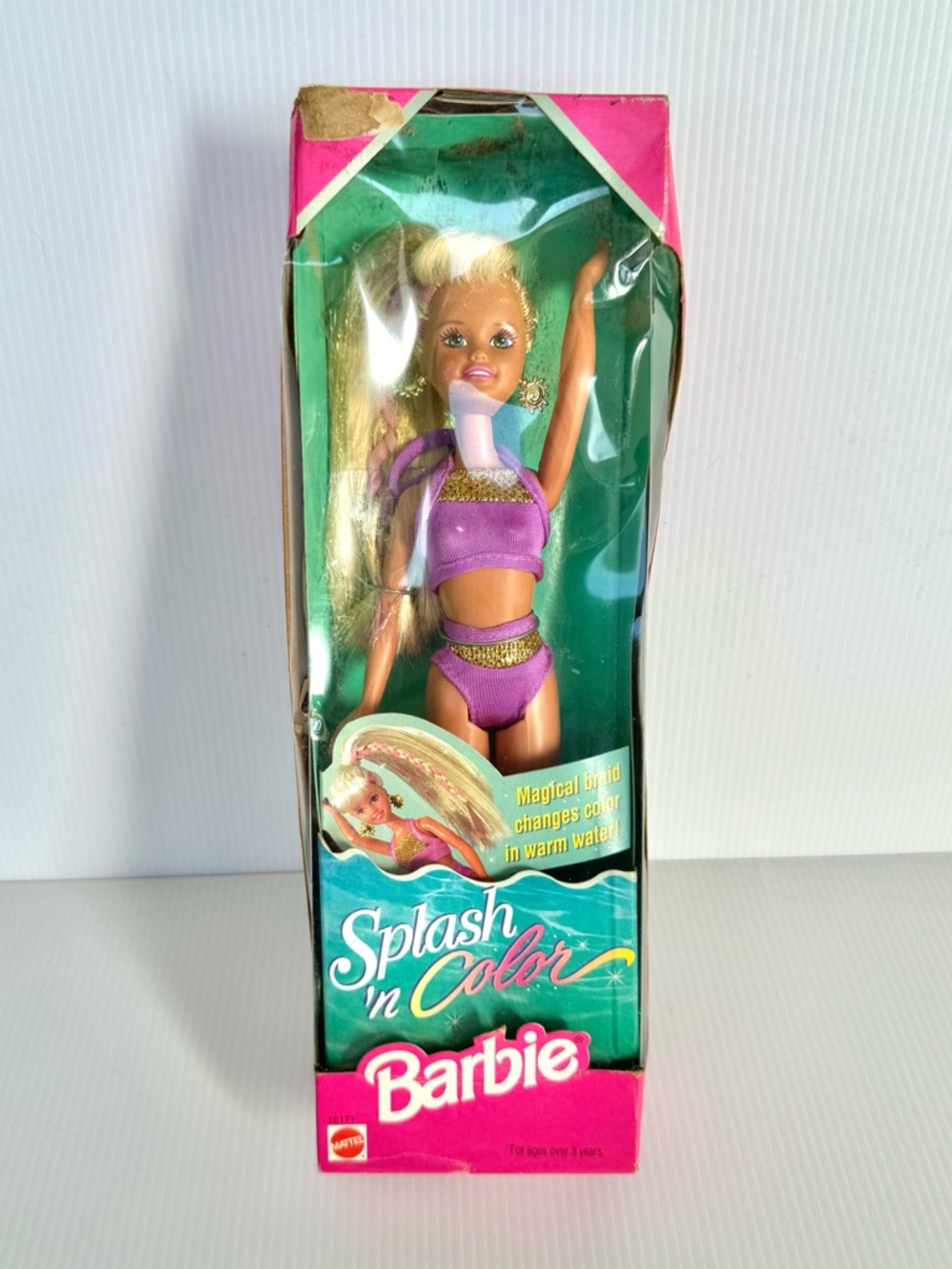 🩷NIB. Barbie Skipper Splash ‘n Color doll